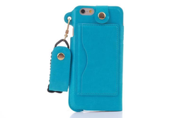 Apple iPhone 6 Plus / 6S Plus - Card Holder Case with String