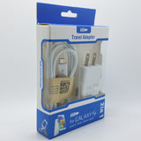 Travel Adapter - 2 in 1 - Micro USB and Charging Block