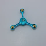 Fidget Hand Spinner Toy for Kids/Adults for Focus - Aluminium Molecule