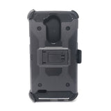 LG X 3 Power - Heavy Duty Transformer Case with Rotating Belt Clip [Pro-Mobile]