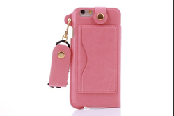 Apple iPhone 6 Plus / 6S Plus - Card Holder Case with String