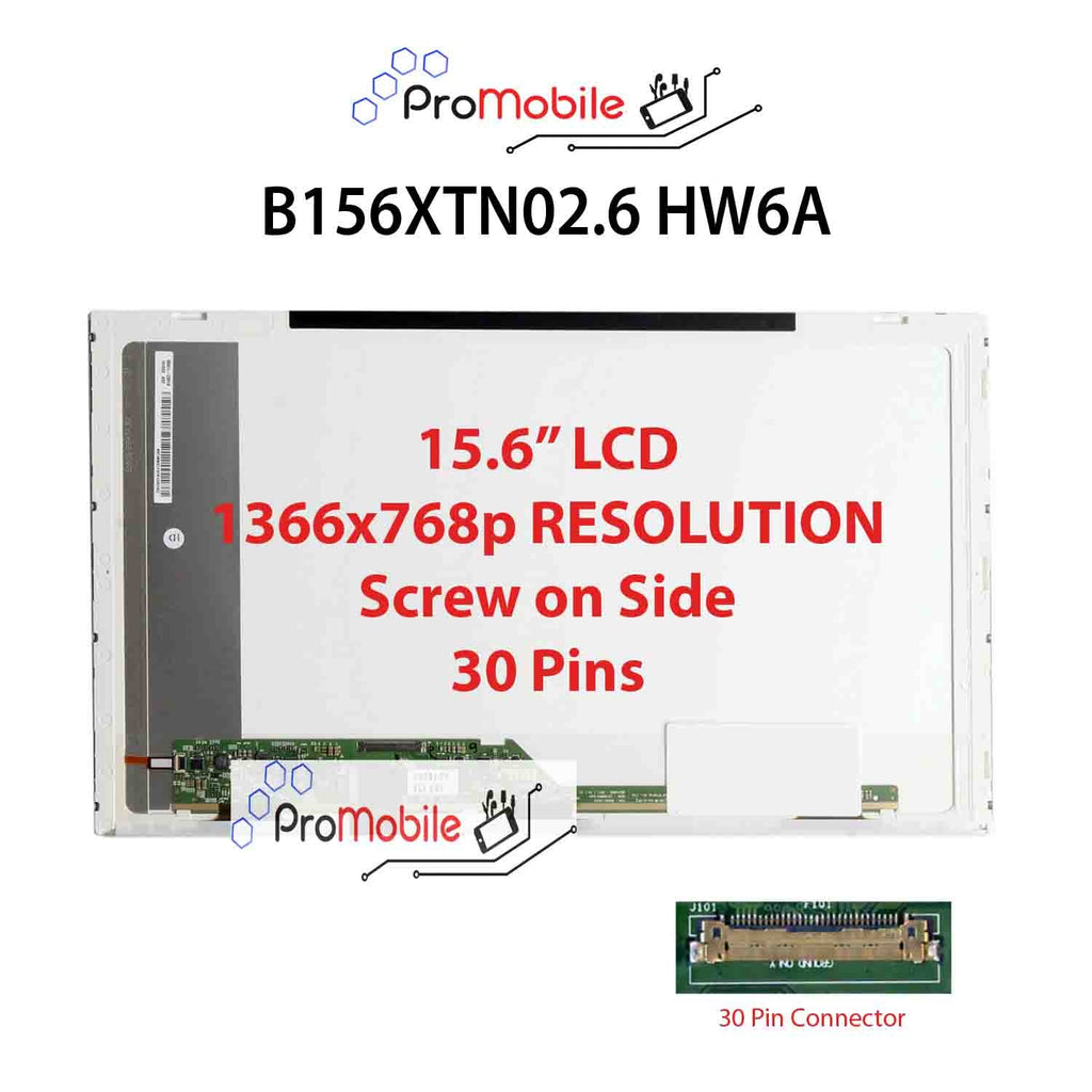 Dalle écran LCD 15.6" B156XTN08.2 HW2A - Remplacer écran Portable - 1366x768 HD Mat - Neuf