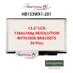 For HB133WX1-201 13.3" WideScreen New Laptop LCD Screen Replacement Repair Display [Pro-Mobile]