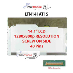 For LTN141AT15 14.1" WideScreen New Laptop LCD Screen Replacement Repair Display [Pro-Mobile]
