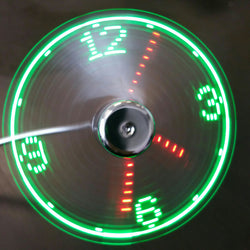 USB Clock Fan