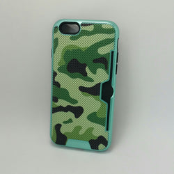 Apple iPhone 6G / 6S - Military Camouflage Credit Card Case