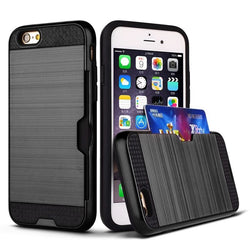 Apple iPhone 7 / 7 Plus - Shockproof Slim Wallet Credit Card Holder Case Cover [Pro-Mobile]