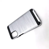 Motorola Moto G 5G 2022 - Shockproof Slim Dual Layer Brush Metal Case Cover [Pro-Mobile]