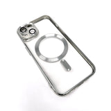 Apple iPhone 13 - Chrome Edge Magnet RING Silicone Case [Pro-Mobile]