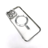 Apple iPhone 13 Pro Max - Chrome Edge Magnet RING Silicone Case [Pro-Mobile]