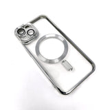 Apple iPhone 14 - Chrome Edge Magnet RING Silicone Case [Pro-Mobile]