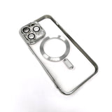 Apple iPhone 14 Pro Max - Chrome Edge Magnet RING Silicone Case [Pro-Mobile]