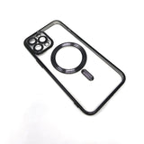 Apple iPhone 12 Pro Max - Chrome Edge Magnet RING Silicone Case [Pro-Mobile]
