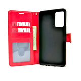 TCL 40 XE 5G - Magnetic Wallet Card Holder Flip Stand Case Cover with Strap [Pro-Mobile]