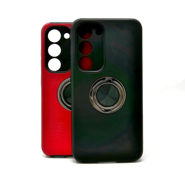 Samsung Galaxy S23 Plus - Silky Soft Magnet Enabled Case with Ring Kickstand [Pro-Mobile]