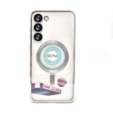 Samsung Galaxy S23 Plus - Chrome Edge Magnet RING Silicone Case [Pro-Mobile]