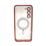 Samsung Galaxy S23 Plus - Chrome Edge Magnet RING Silicone Case [Pro-Mobile]