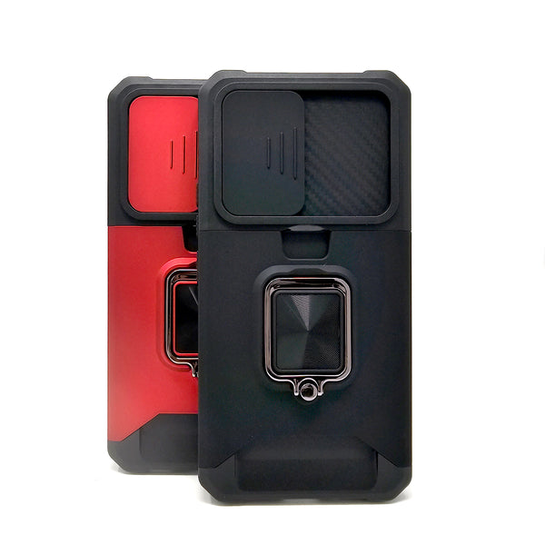 Samsung Galaxy A54 5G - Secure Card Holder Magnet Enabled Case with Ring Kickstand [Pro-M]