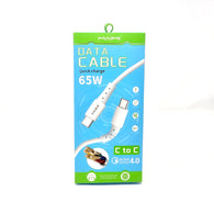 Maimi X73 65W Quick Charge Silica Gel Type-C to Type C Data Charging Cable Charger 1 Meter [Pro-Mobile]