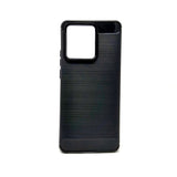 Motorola Moto Edge 2023 - Brush Metal Effect Slim Sleek Soft Silicone Phone Case [Pro-Mobile]