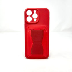 Apple iPhone 15 Pro - Standing Card Secure Wallet Card Holder with Passthrough Kickstand [Pro-Mobile]