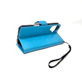 Apple iPhone 16 Plus - Magnetic Wallet Card Holder Flip Stand Case Cover with Strap [Pro-Mobile]