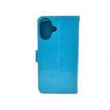 Apple iPhone 16 Plus - Magnetic Wallet Card Holder Flip Stand Case Cover with Strap [Pro-Mobile]