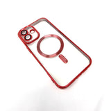 Apple iPhone 16 Plus - Chrome Edge Magnet RING Silicone Case [Pro-Mobile]