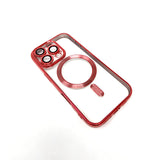 Apple iPhone 16 Pro - Chrome Edge Magnet RING Silicone Case [Pro-Mobile]