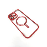 Apple iPhone 16 Pro Max - Chrome Edge Magnet RING Silicone Case [Pro-Mobile]