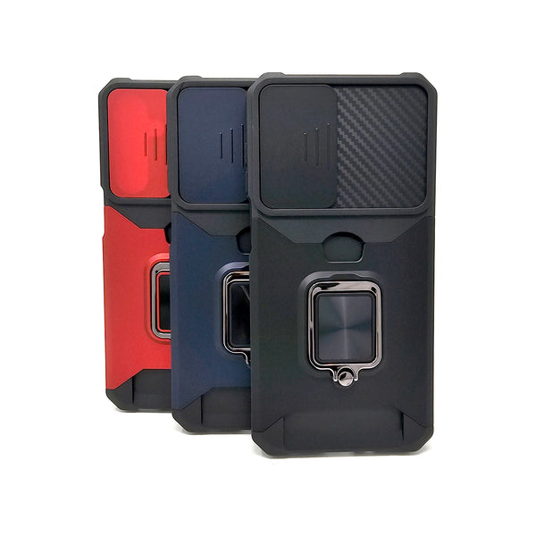 Samsung Galaxy A16 - Secure Card Holder Magnet Enabled Case with Ring Kickstand [Pro-M]