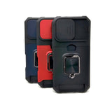 Apple iPhone 16 Pro - Secure Card Holder Magnet Enabled Case with Ring Kickstand [Pro-M]