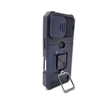 Apple iPhone 16 Pro - Secure Card Holder Magnet Enabled Case with Ring Kickstand [Pro-M]