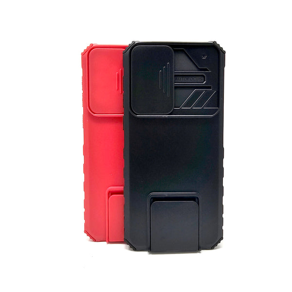 Samsung Galaxy A73 - Stand Up Case with Camera Shield and Kickstand [Pro-Mobile]