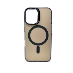 Apple iPhone 16 Pro Max - MAGNETO Chrome Edge Magnet Ring Silicone Case [Pro-Mobile]