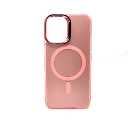 Apple iPhone 16 Pro Max - MAGNETO Chrome Edge Magnet Ring Silicone Case [Pro-Mobile]