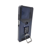 Motorola Moto G Play 2025 - Secure Card Holder Magnet Enabled Case with Ring Kickstand [Pro-M]