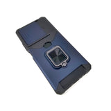 Motorola Moto G Play 2025 - Secure Card Holder Magnet Enabled Case with Ring Kickstand [Pro-M]