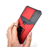 Motorola Moto G Power 5G 2025 - Secure Card Holder Magnet Enabled Case with Ring Kickstand [Pro-M]
