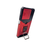 Motorola Moto G 5G 2025 - Secure Card Holder Magnet Enabled Case with Ring Kickstand [Pro-M]