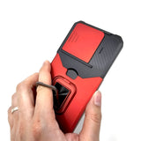 Motorola Moto G 5G 2025 - Secure Card Holder Magnet Enabled Case with Ring Kickstand [Pro-M]