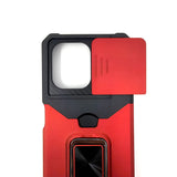 Motorola Moto G 5G 2025 - Secure Card Holder Magnet Enabled Case with Ring Kickstand [Pro-M]