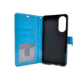 Samsung Galaxy S25 Edge - Magnetic Wallet Card Holder Flip Stand Case Cover with Strap [Pro-Mobile]