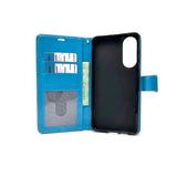 Samsung Galaxy S25 Edge - Magnetic Wallet Card Holder Flip Stand Case Cover with Strap [Pro-Mobile]