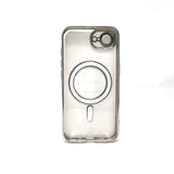 Apple iPhone 16e - Chrome Edge Magnet RING Silicone Case [Pro-Mobile]