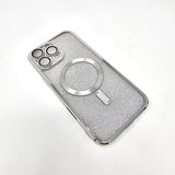 Apple iPhone 16 Pro Max - SPARKLE Chrome Edge Magnet RING Silicone Case [Pro-Mobile]