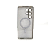 Samsung Galaxy S25 Ultra - SPARKLE Chrome Edge Magnet RING Silicone Case [Pro-Mobile]