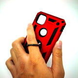 Google Pixel 4a 5G - Transformer Shockproof Magnet Case with iRing Kickstand [Pro-M]