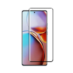 Motorola Moto Edge 2024 - 3D FULL GLUE Premium Real Tempered Glass Screen Protector Film [Pro-Mobile]