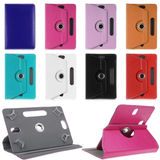 Universal 10" Tablet - 360 Rotating Leather Stand Case Smart Cover [Pro-Mobile]